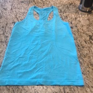 Lululemon light blue tank top size 6